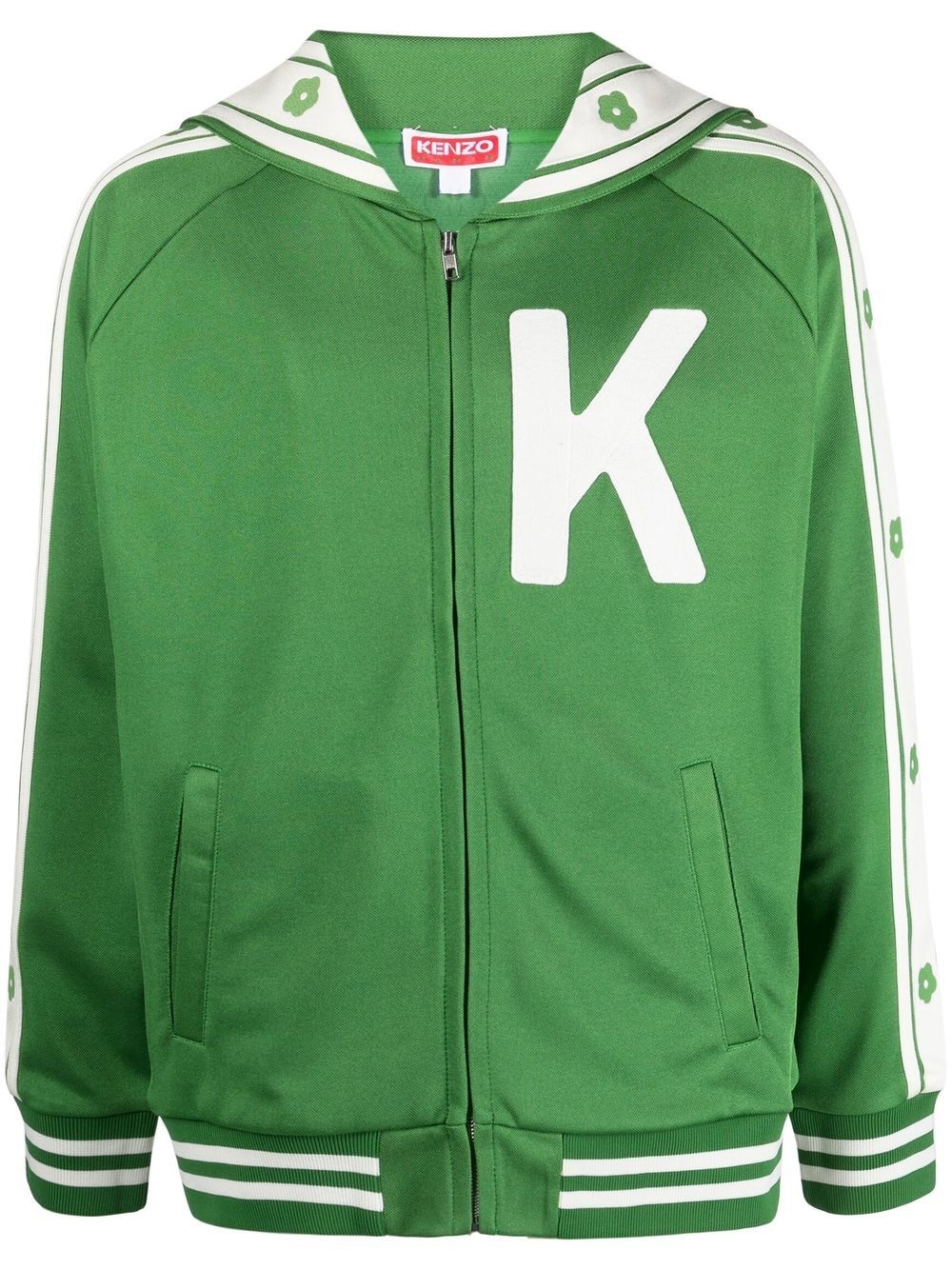 elephant-print varsity jacket - 1