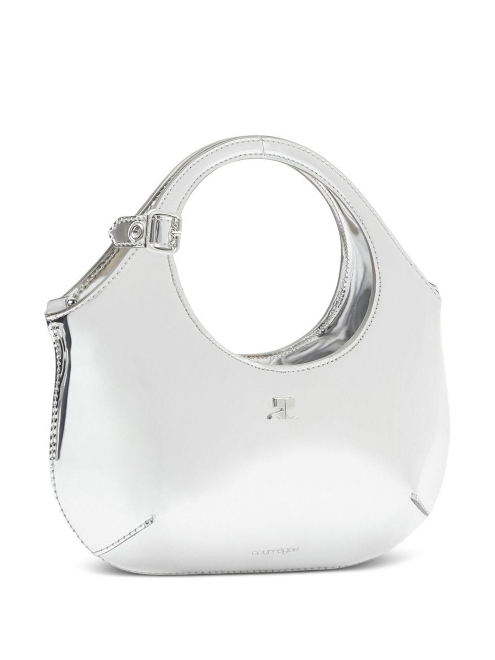 mini Holy metallic-effect tote bag - 4