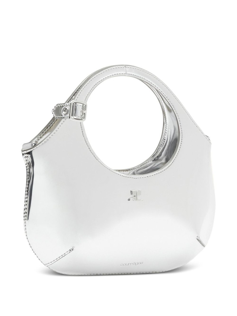 mini Holy metallic-effect tote bag 4