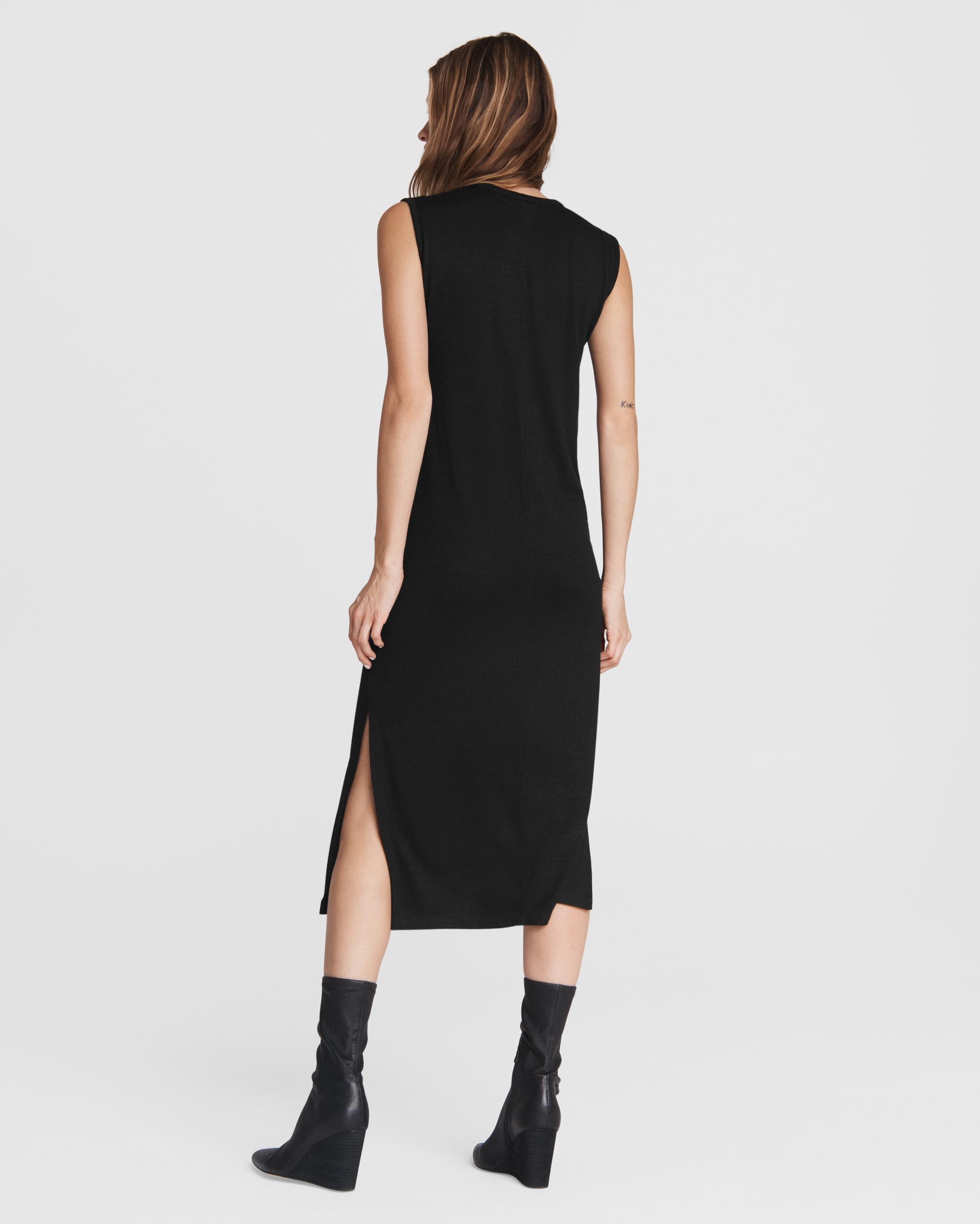 Knit Muscle Midi Dress
Rayon Dress - 4