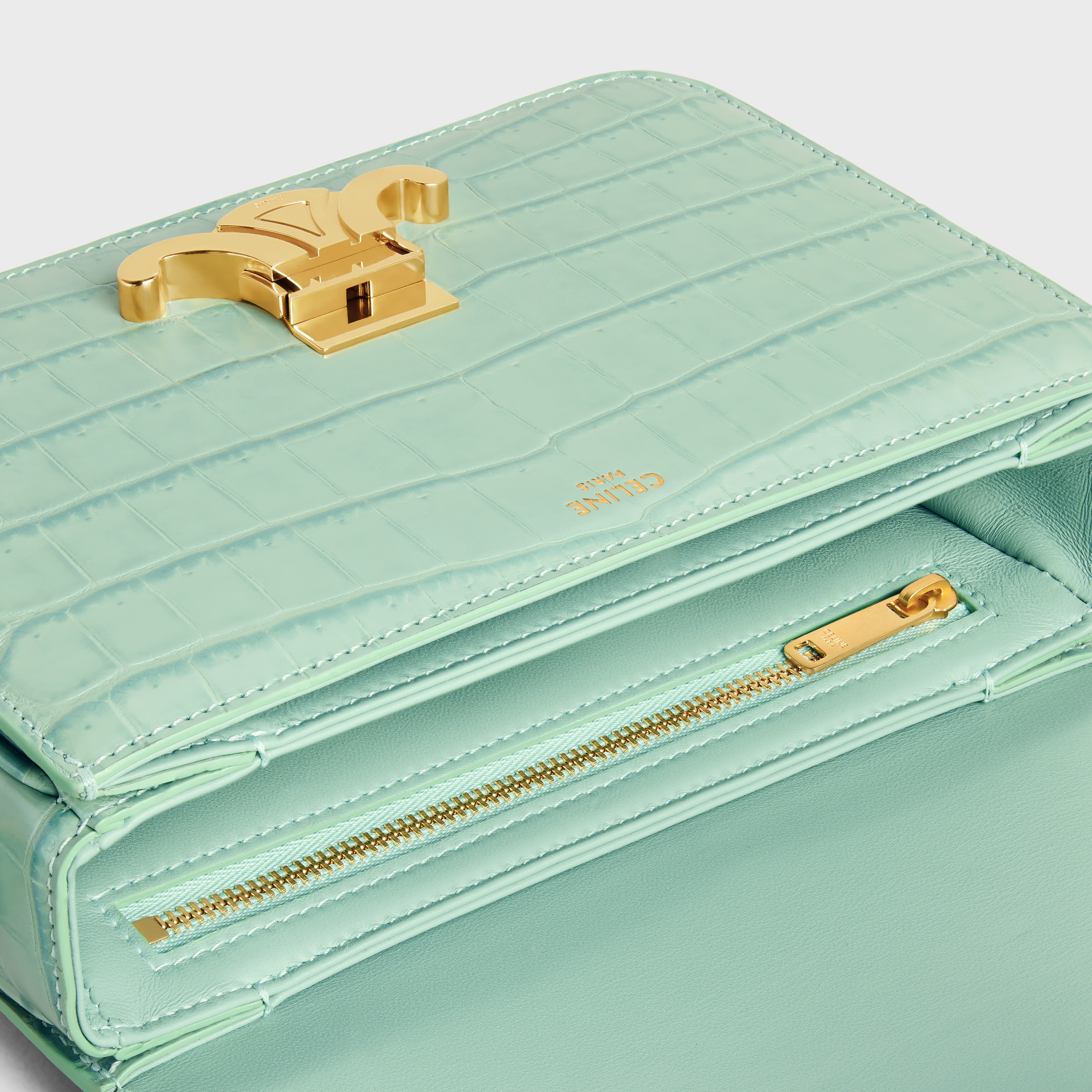 Teen Triomphe Bag in Crocodile - 4