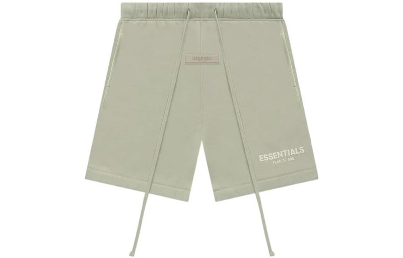 ESSENTIALS Fear of God Essentials SS22 Shorts Seafoam Logo FOG-SS22-178 outlook