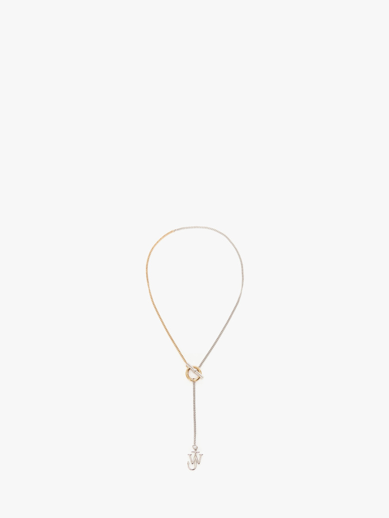 LONG NECKLACE WITH JWA ANCHOR PENDANT 1