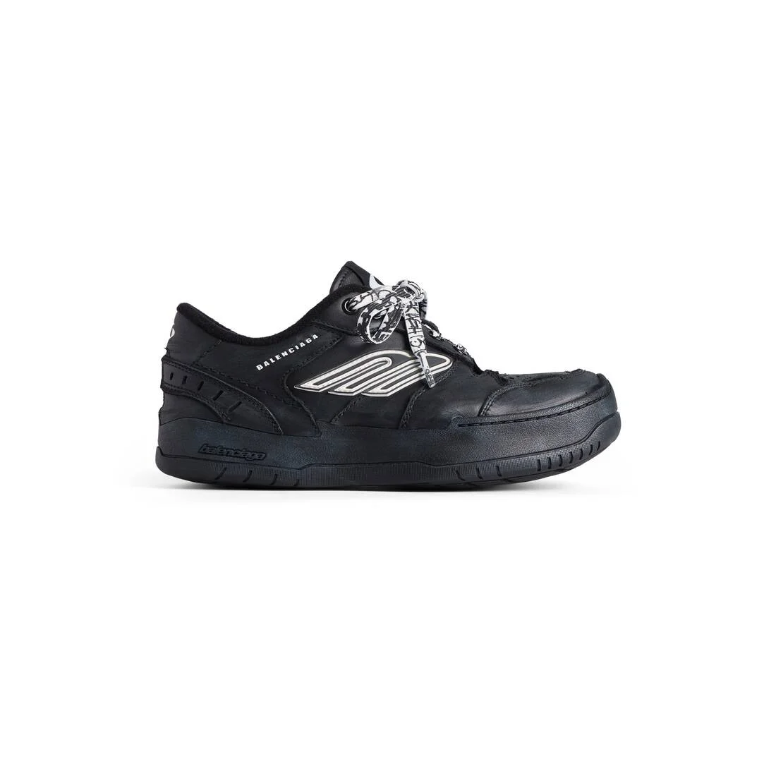 Women's Hamptons Platform Sneaker in Black - 1
