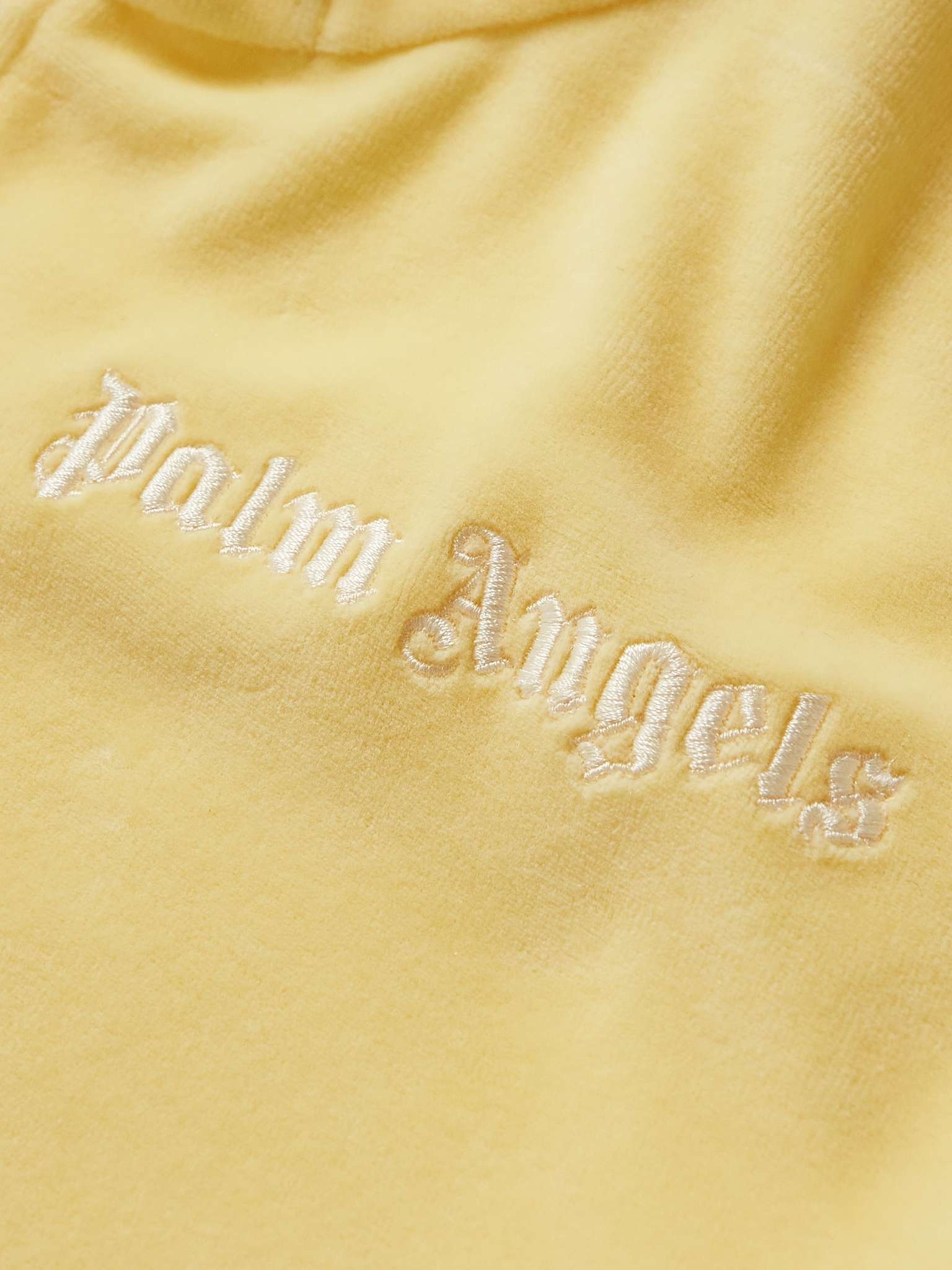 Logo-Embroidered Striped Cotton-Blend Chenille Zip-Up Hoodie - 4