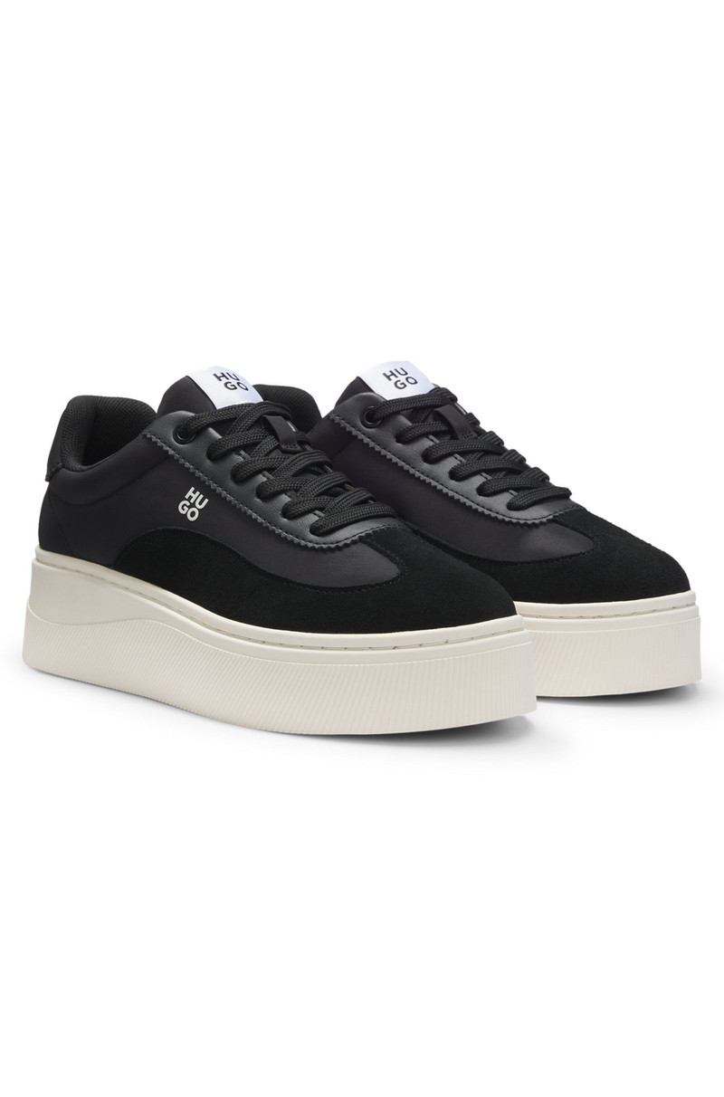PLATFORM SNEAKERS WITH SUEDE TRIMS AND COMFORT INSOLE 2