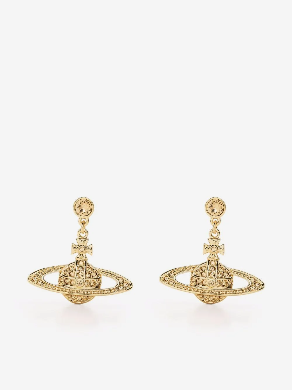 Orb crystal-embellished earrings - 1