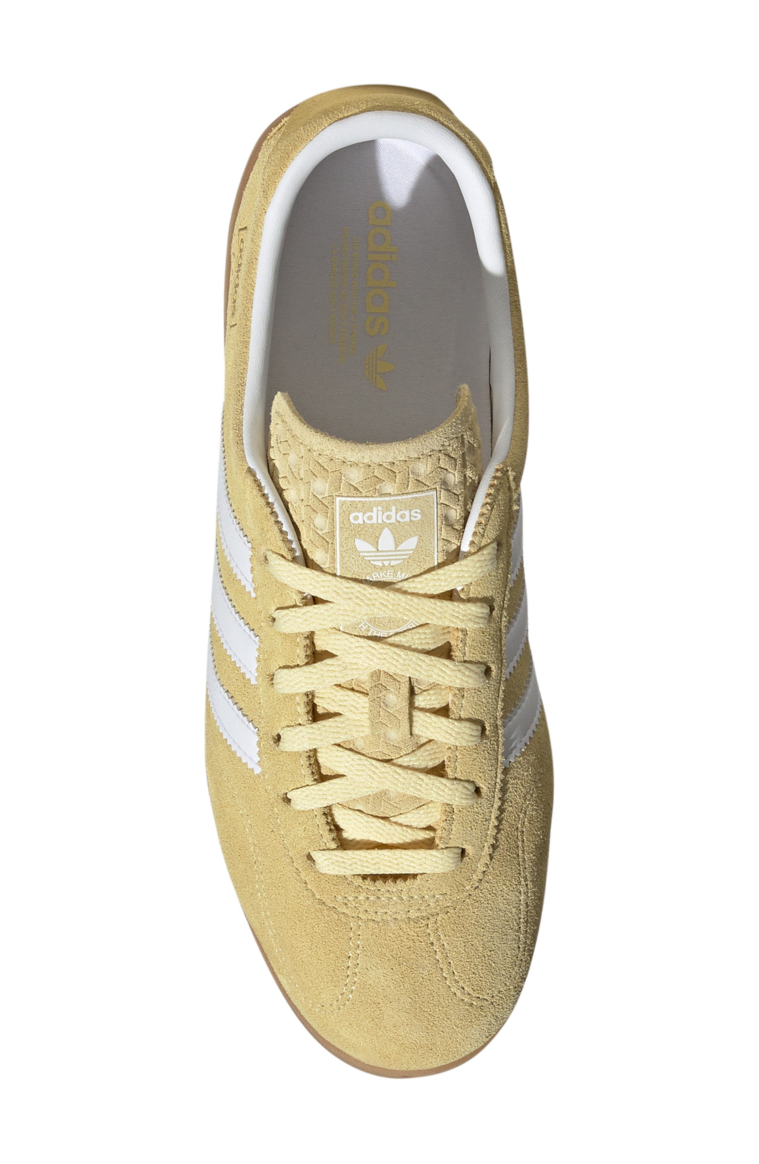 adidas Gazelle Lo Pro Sneaker in Almost Yellow/White/Gum at Nordstrom - 4