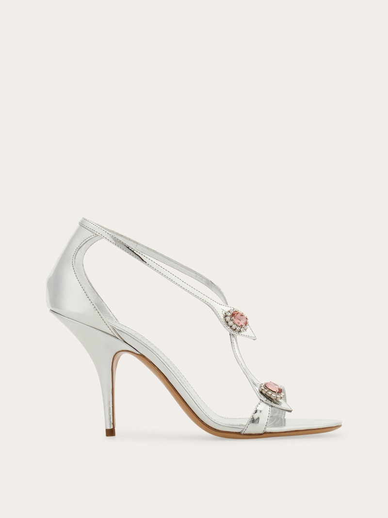 Crystal embellished sandal 1