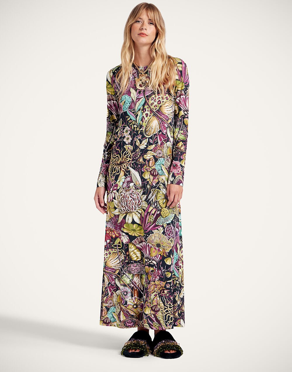 Long Sleeve Swing Dress - 2