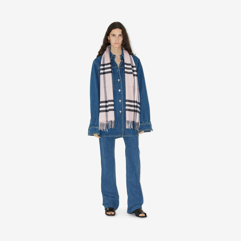 Burberry Check Cashmere Scarf 4