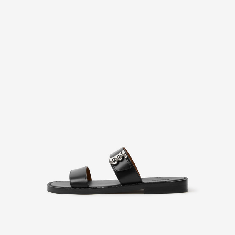Monogram Motif Leather Sandals 5