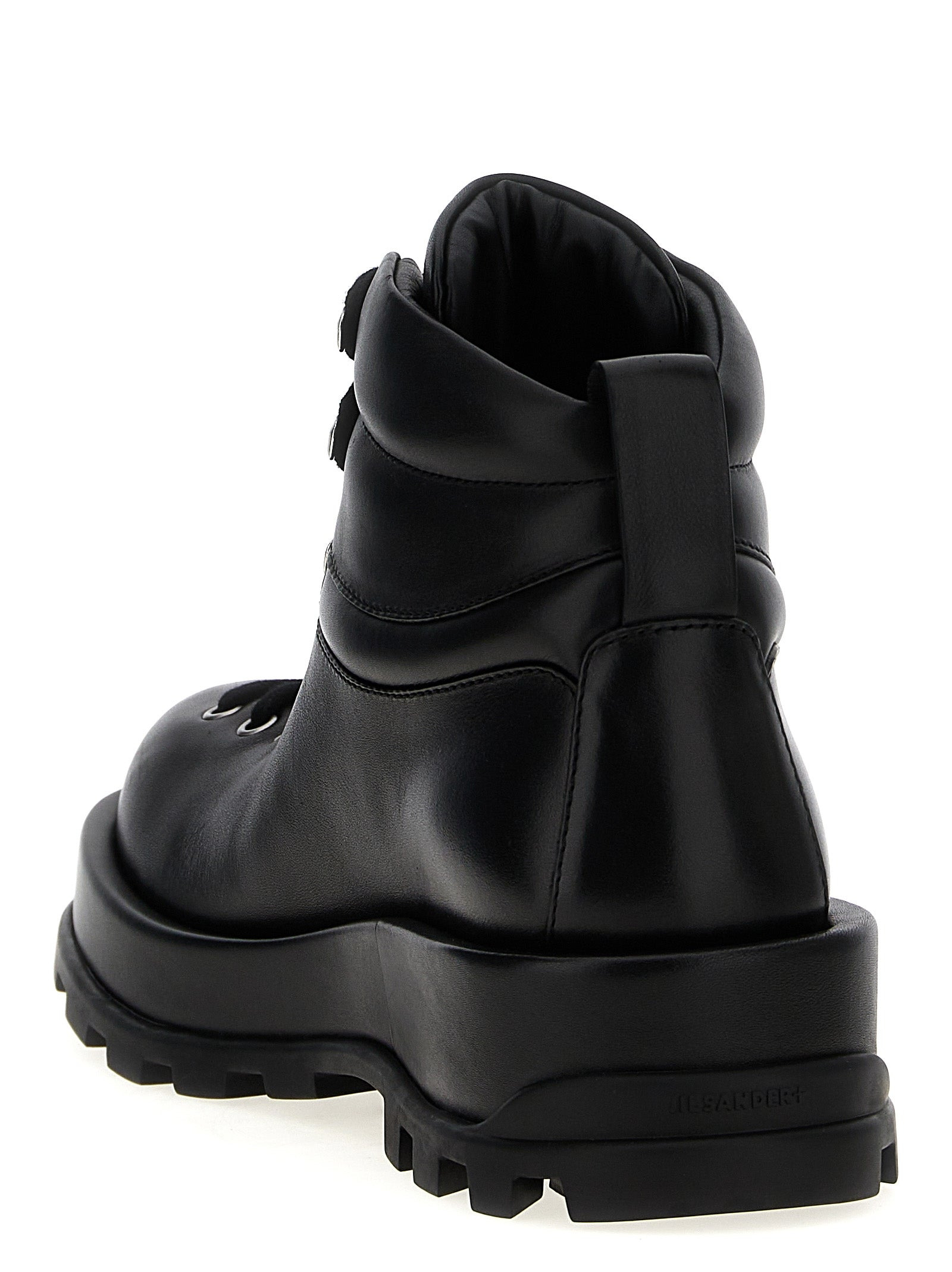 Jil Sander Men Leather Ankle Boots - 3