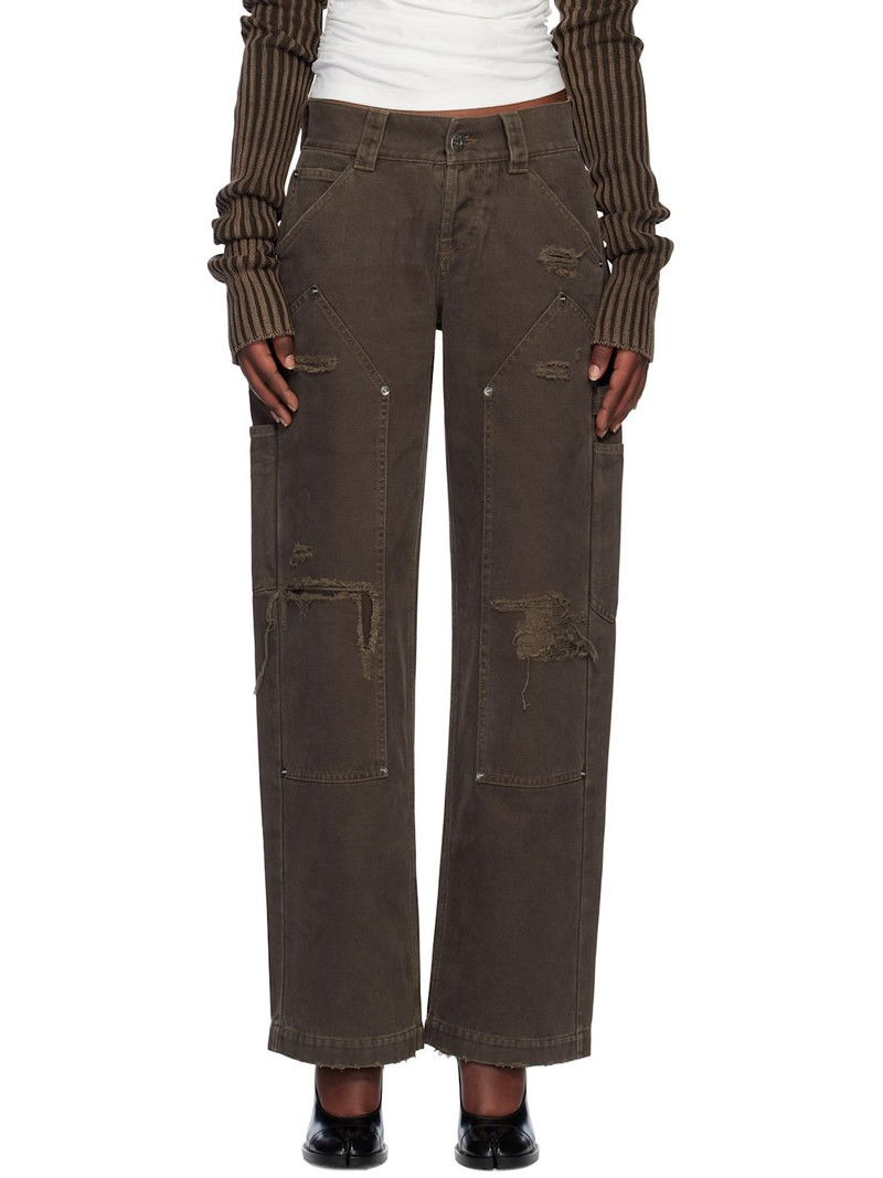 Brown Workwear Trousers 1