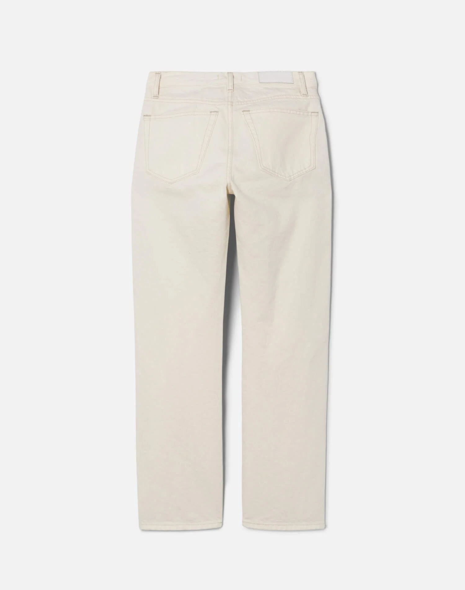 Mid Rise Blondie Crop - Crema - 1