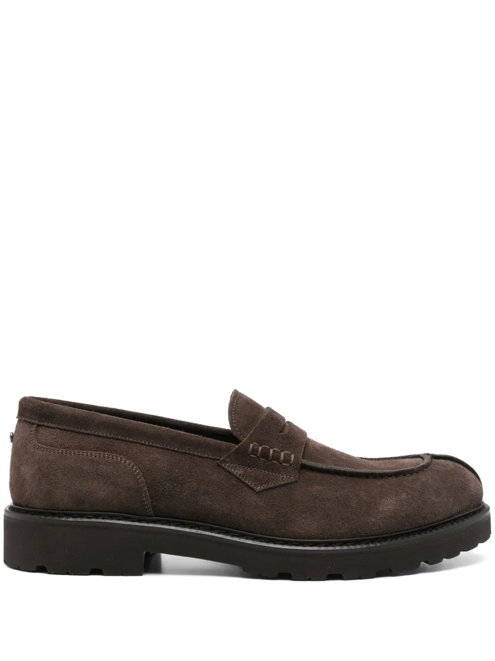 suede penny loafers - 1