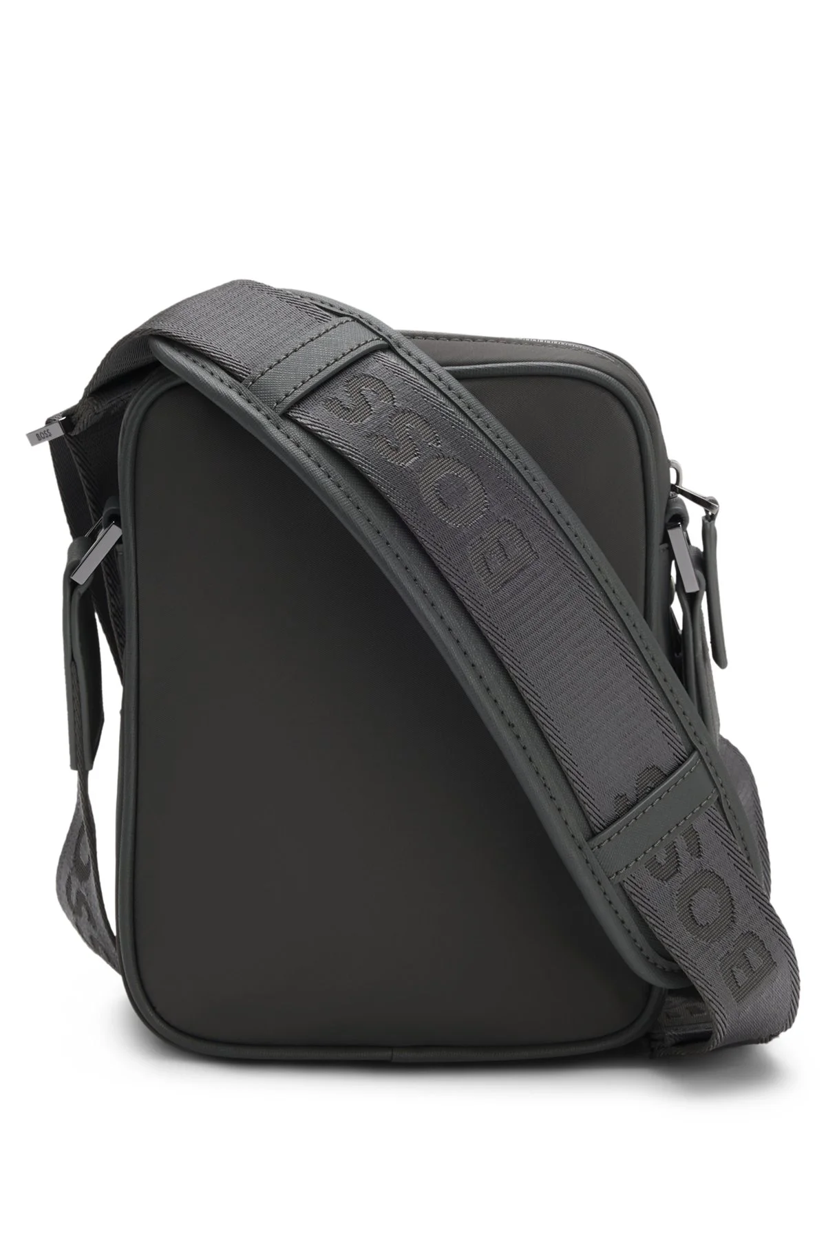 REPORTER BAG WITH DOUBLE B MONOGRAM HARDWARE - 1