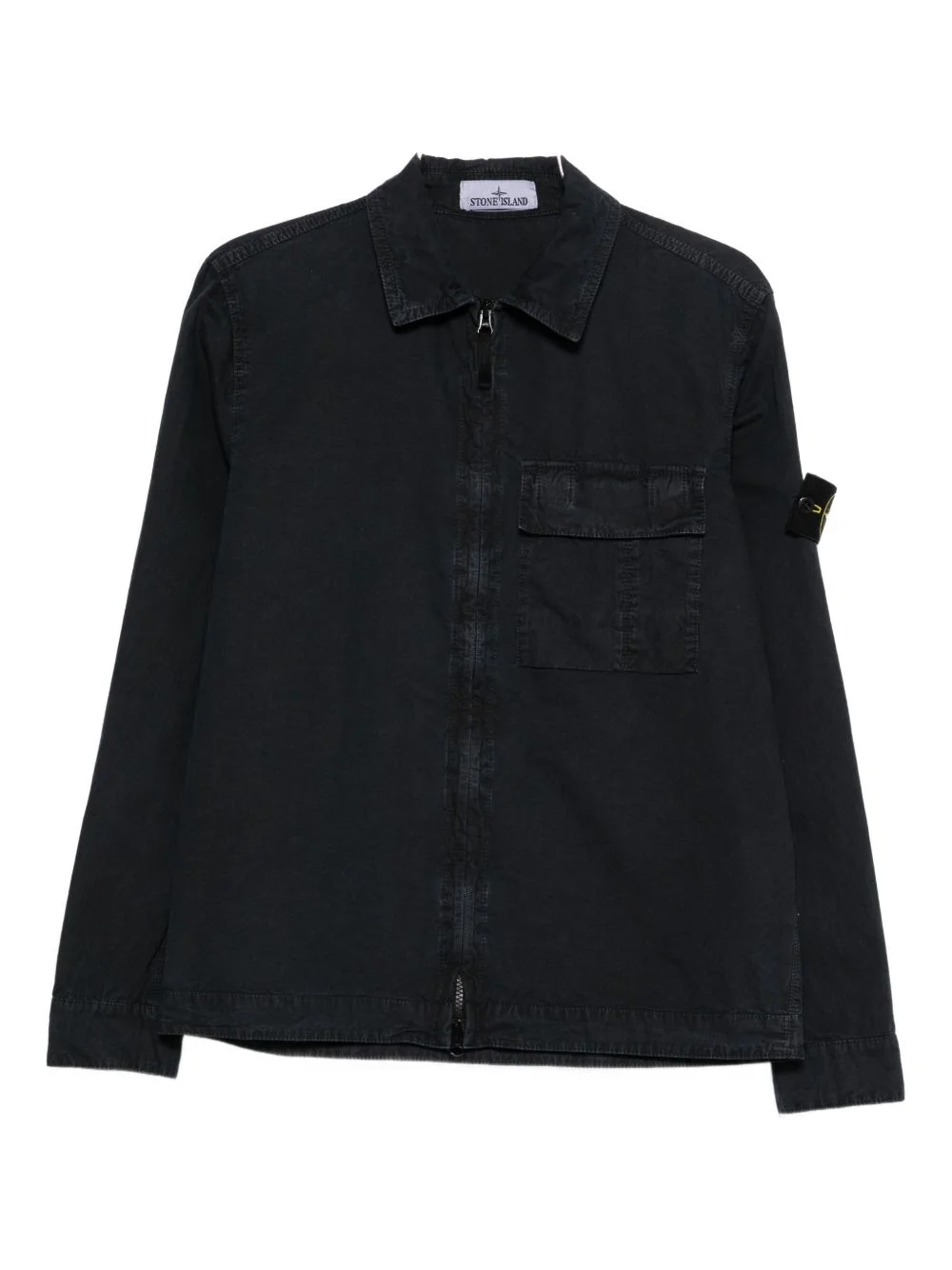 zip pocket shirt jacket - 1