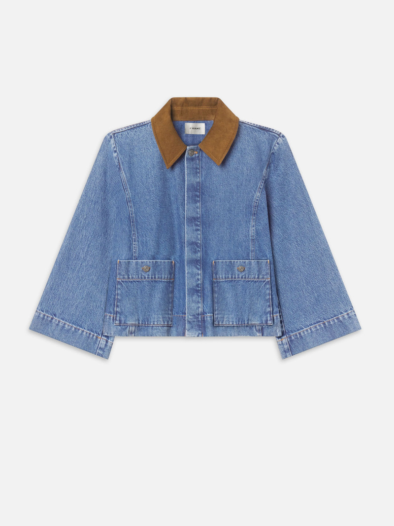 The Mini Denim Swing Jacket 1