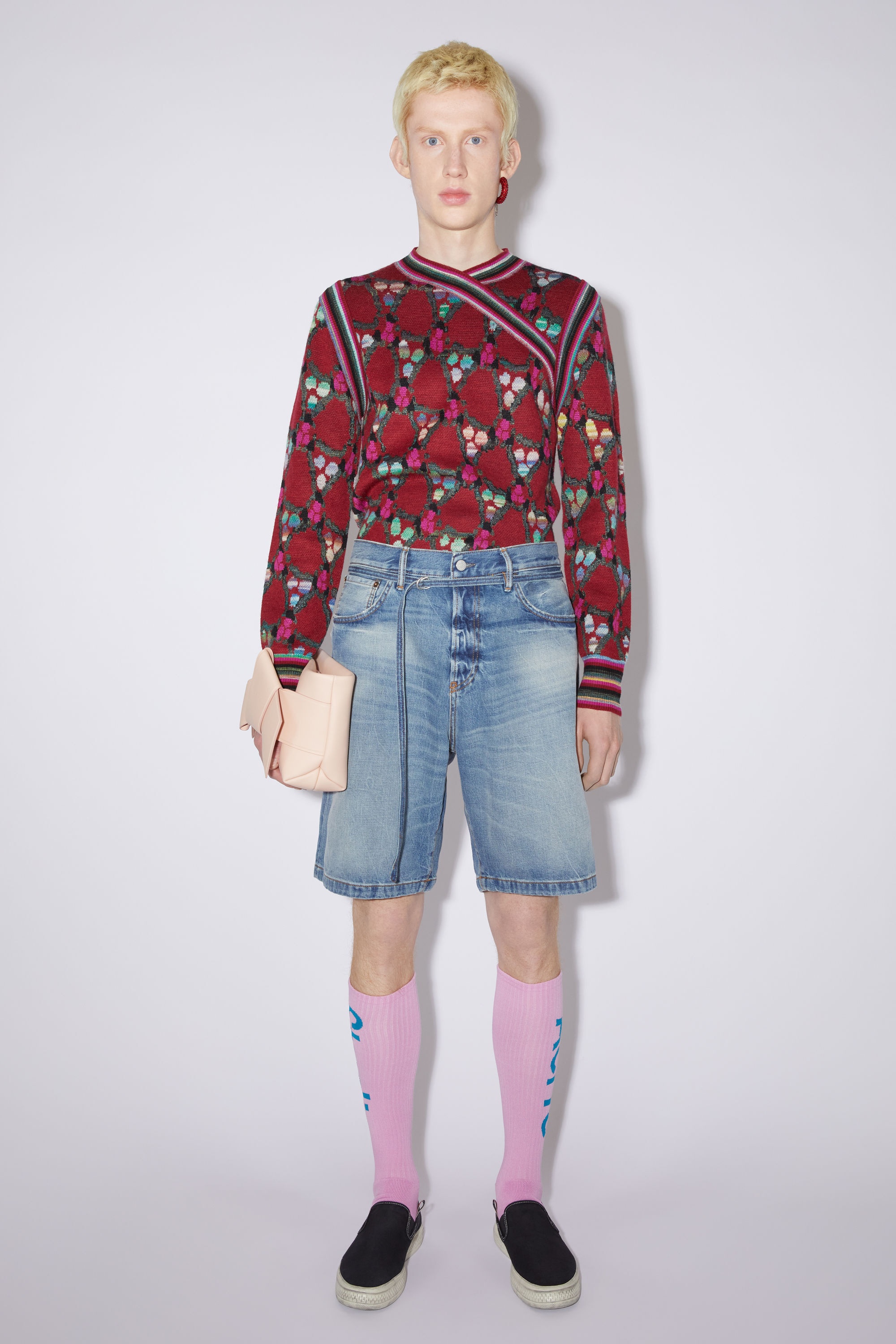 Organic denim shorts - Mid Blue - 2