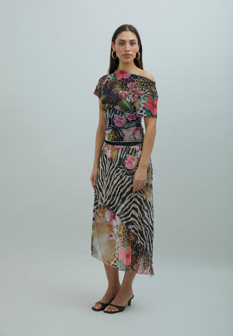 TROPICAL MESH SKIRT 5