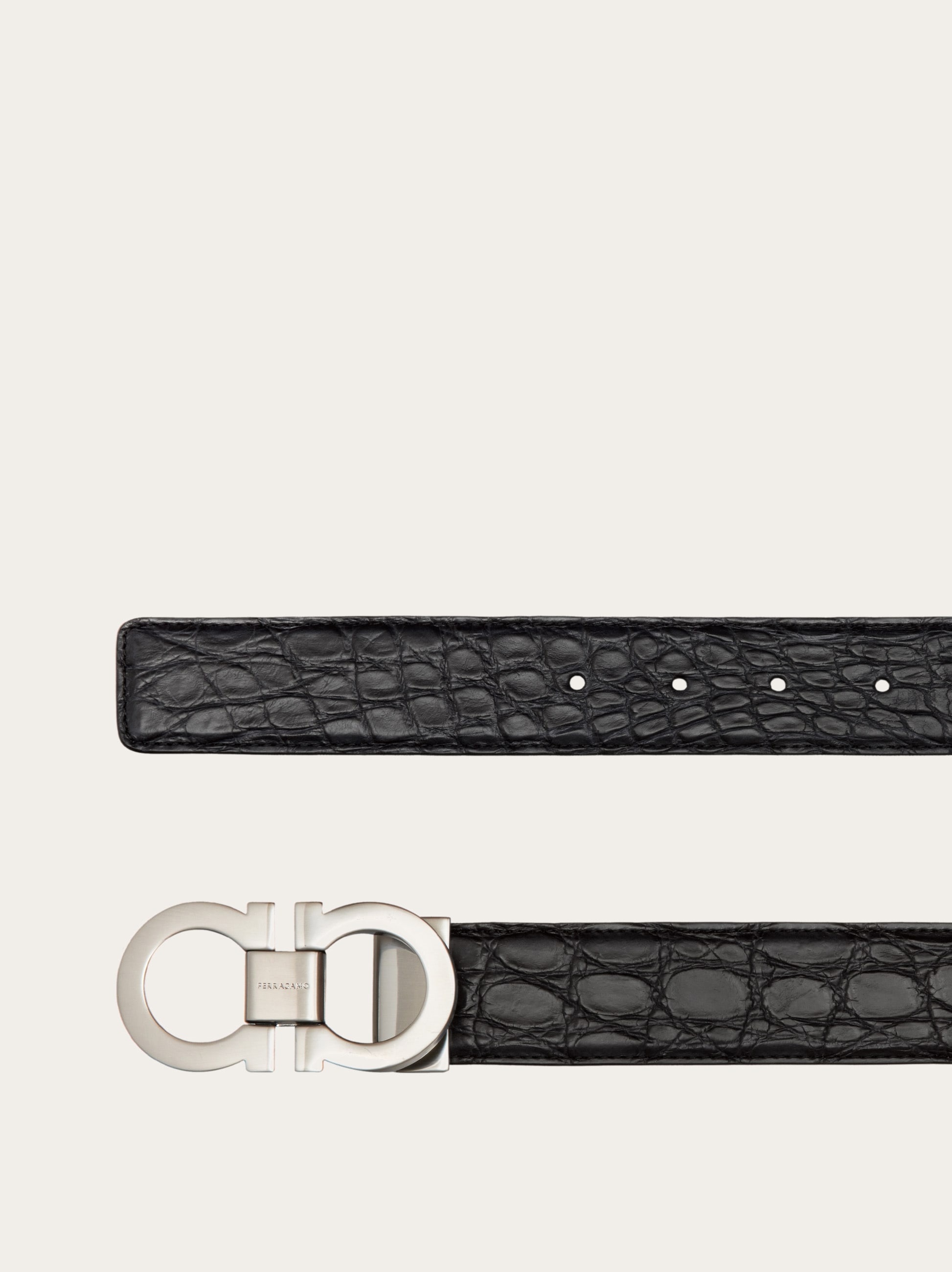 Adjustable Gancini belt - 2