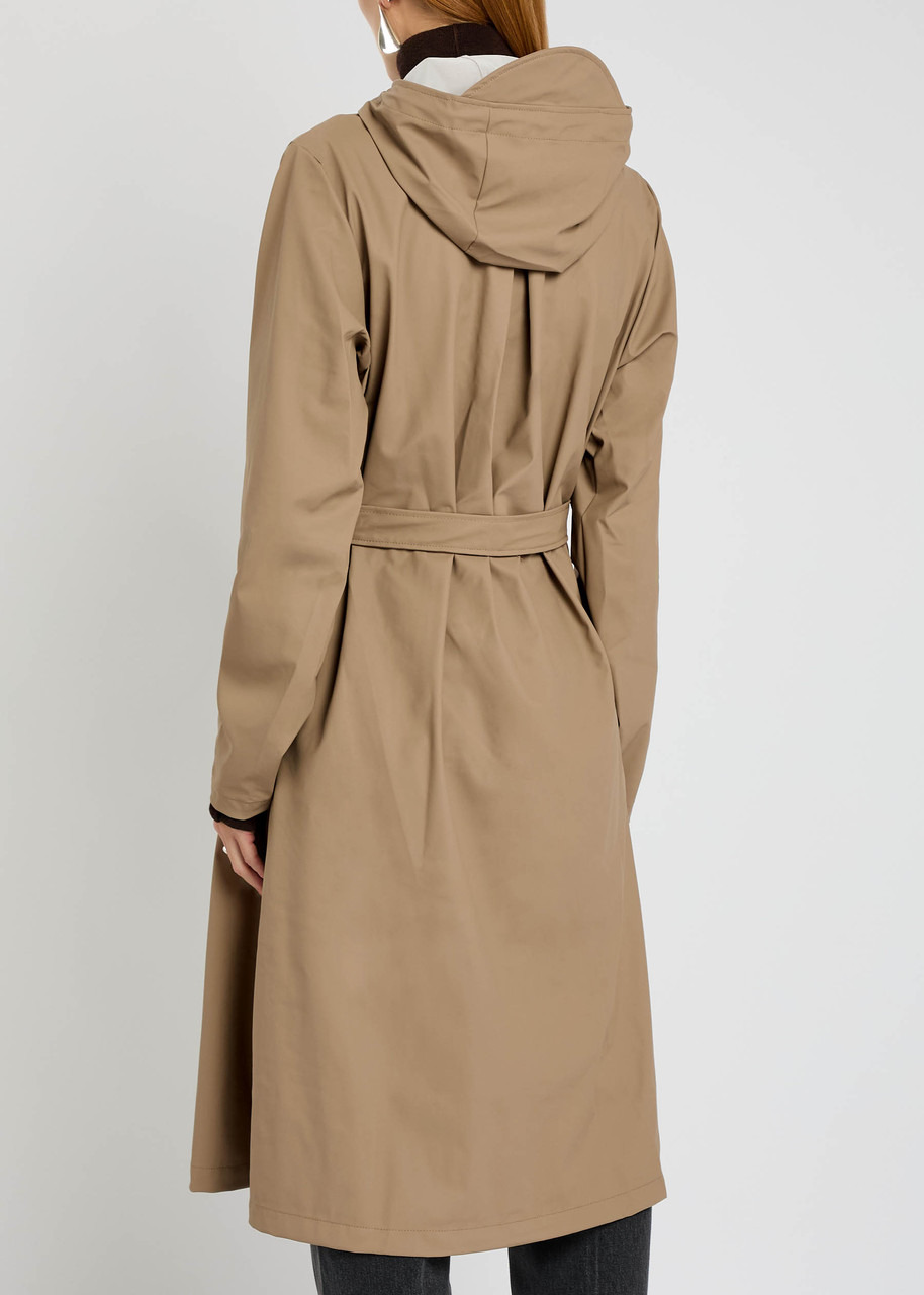 Rains Hooded Coated Shell Jacket - 3