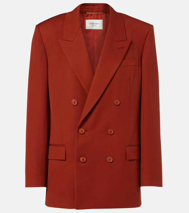 Wool gabardine blazer 1