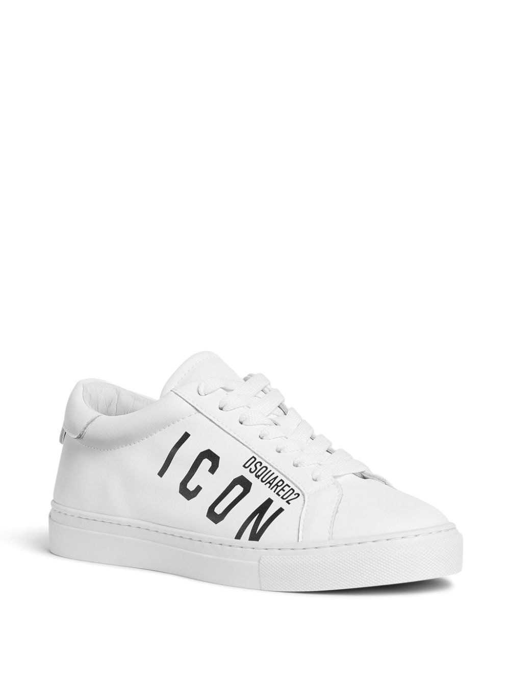 lace-up low-top sneakers - 2