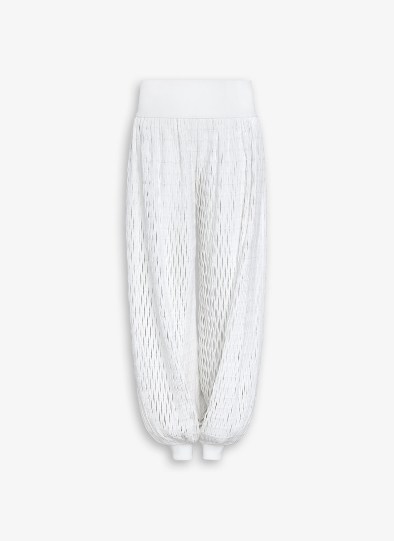 MACRAMÉ KNIT BALLOON PANTS 1
