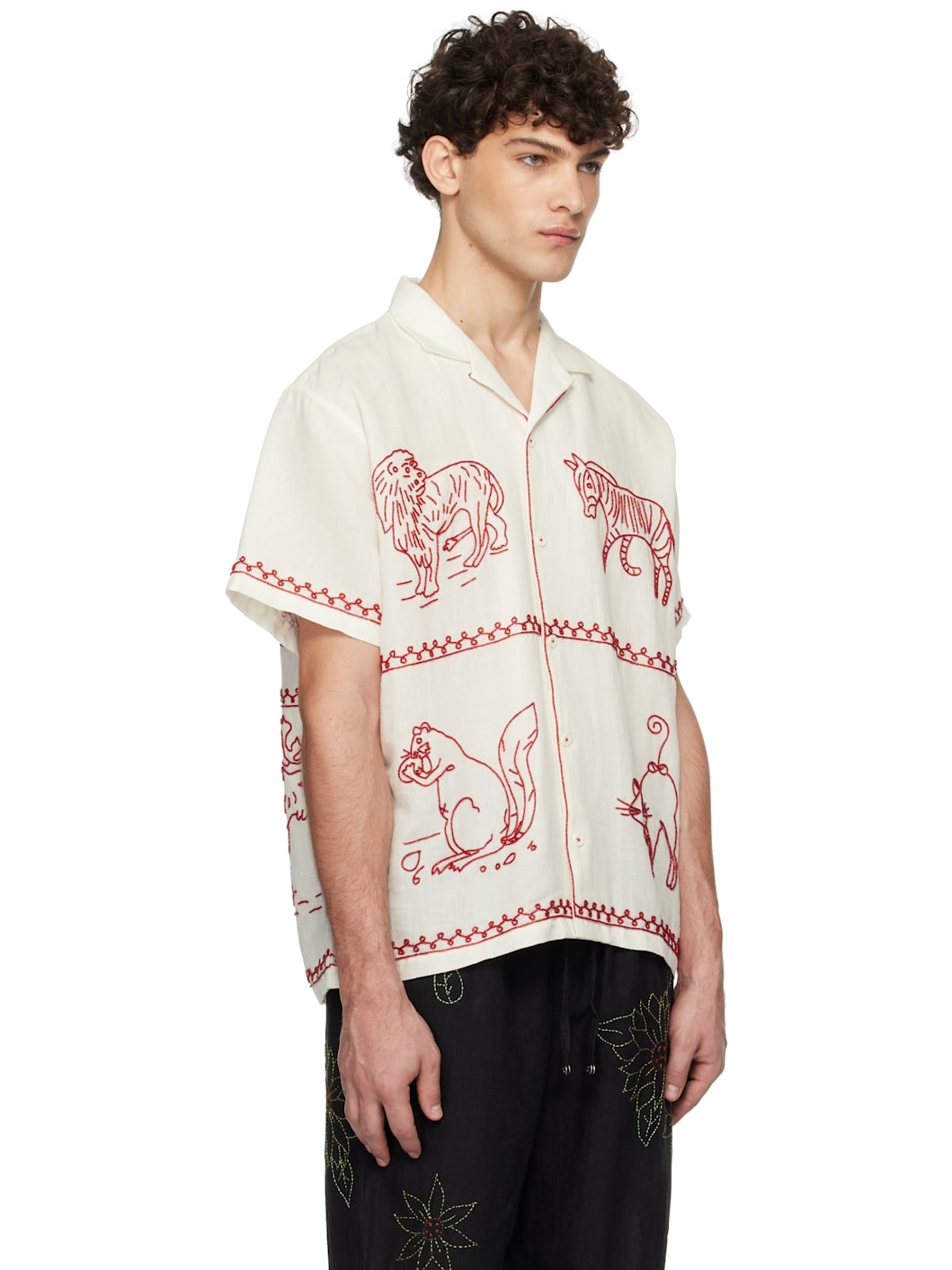 Off-White Beaded Shirt - 2