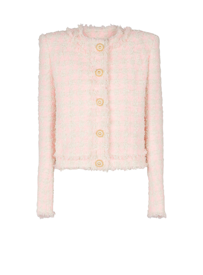 5-button tweed jacket - 1