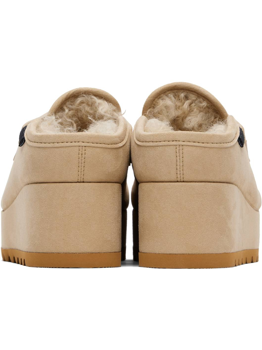 Beige Sneak-Elyse Platform Loafers - 2