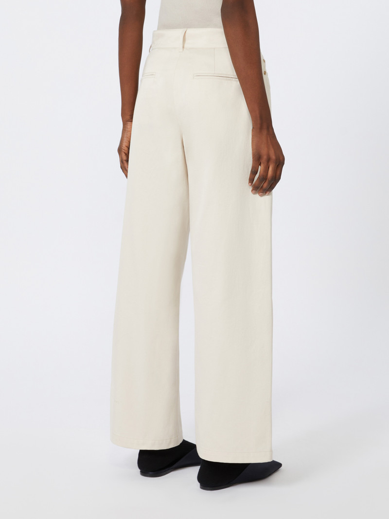 VALERIA Cotton gabardine trousers 4