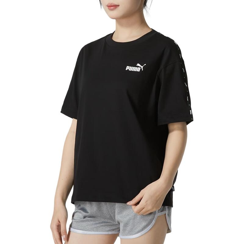 (WMNS) PUMA Running Sportswear T-Shirt 'Black' 685585-01 - 3