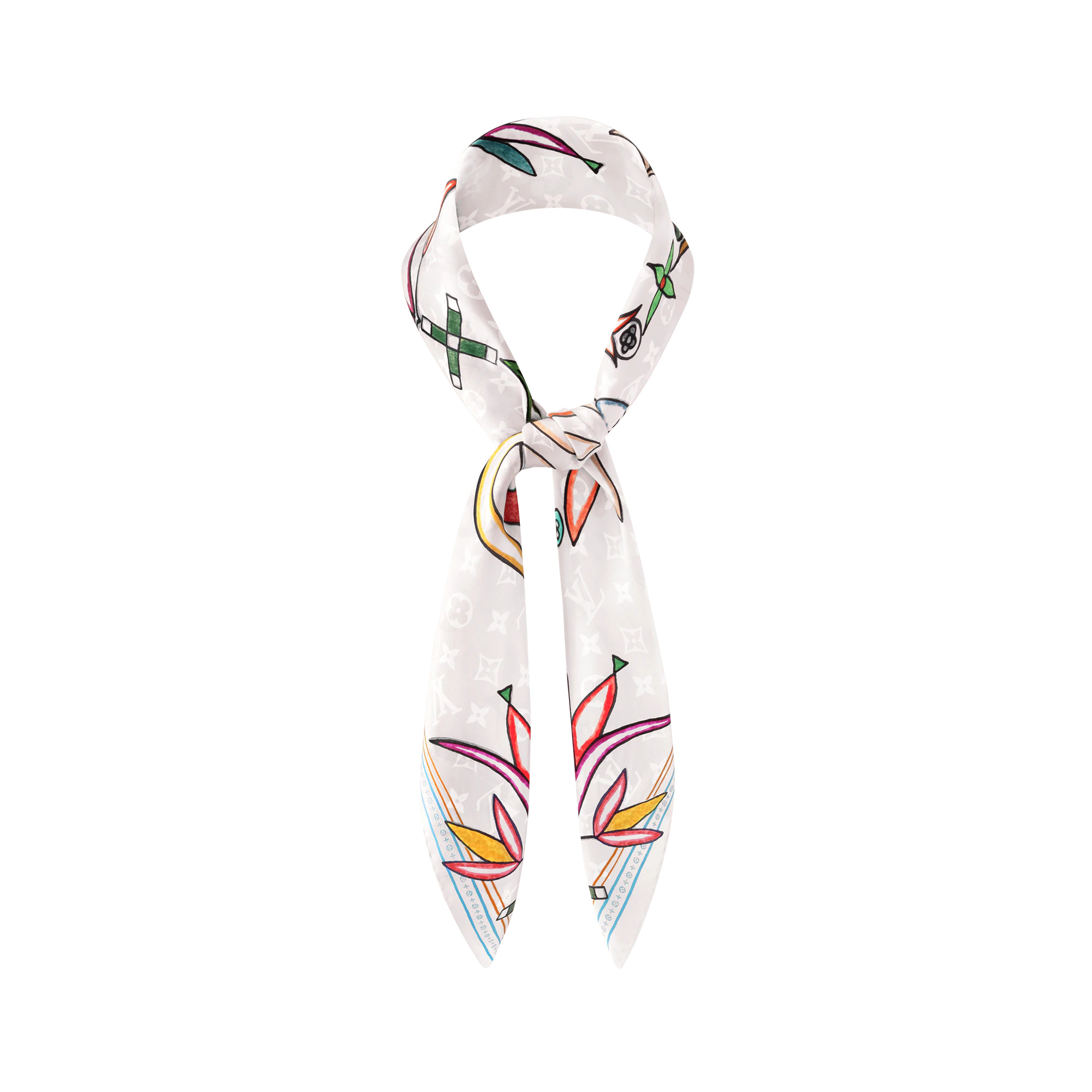 Dakota Flower Silk Square - 3