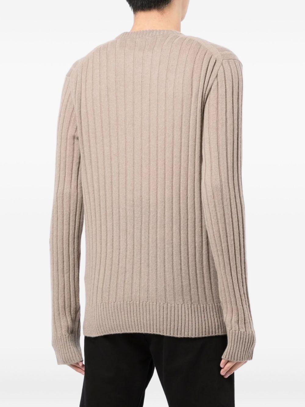 ribbed wool sweater - 4
