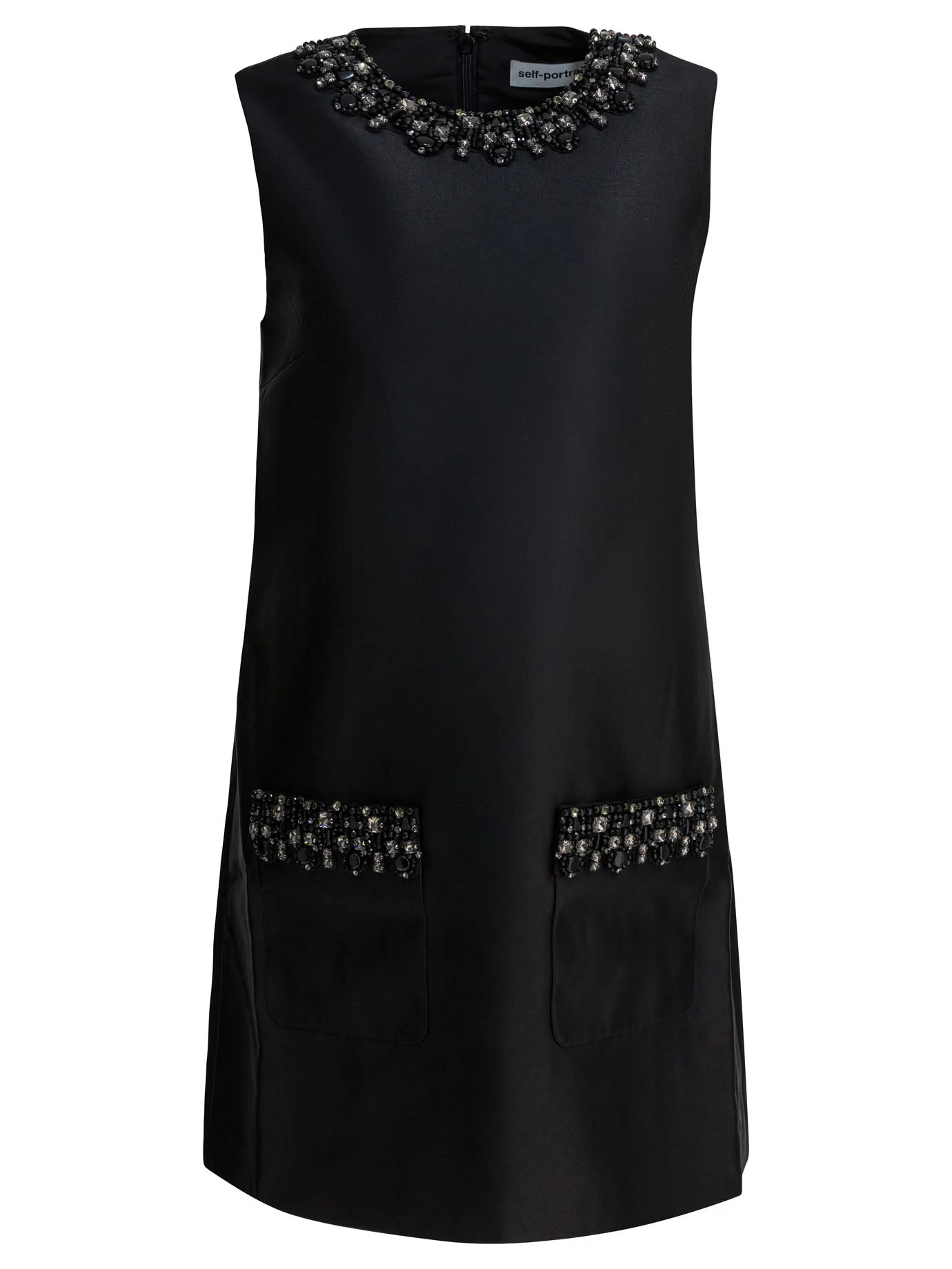 Self-portrait Embellished Sheath Dress - 1