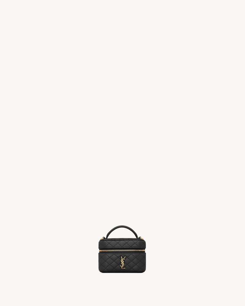 SAINT LAURENT GABY MICRO VANITY BAG IN LAMBSKIN outlook