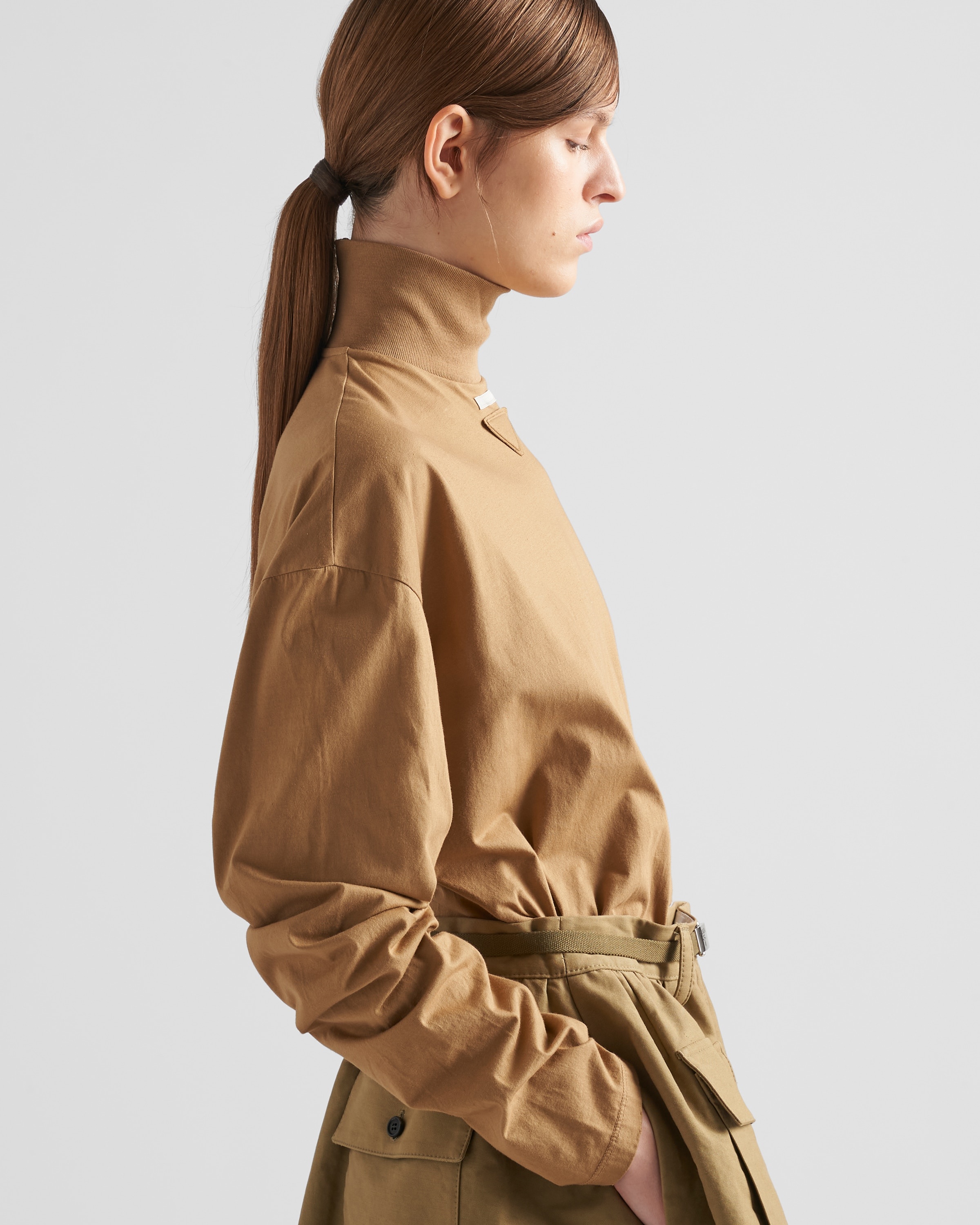 Jersey turtleneck T-shirt - 3