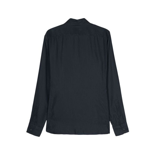 Buttoned-collar poplin lyocell shirt - 2