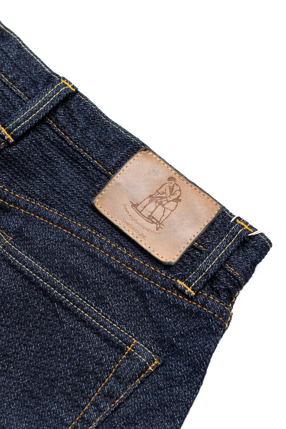 1170-2-ID Sashiko 5P Pants Relax Tapered - Indigo x Indigo - 11