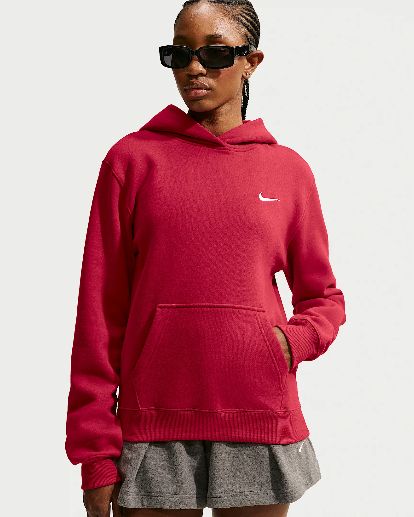 Nike Studio Fleece Medium Weight Women's Pullover Hoodie - 1