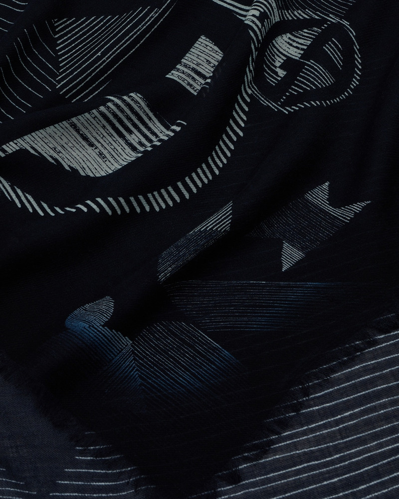 GIORGIO ARMANI JACQUARD WOOL FOULARD outlook