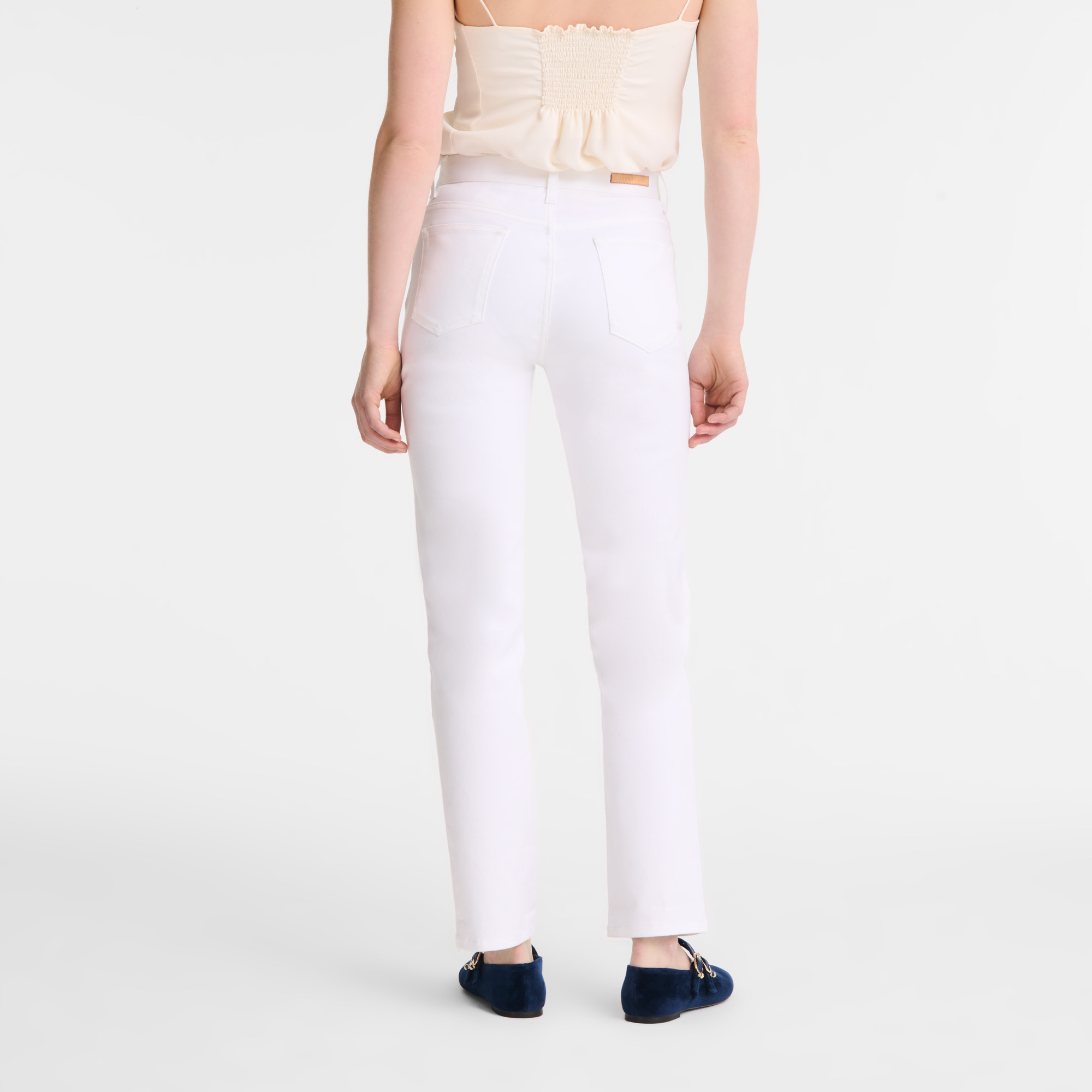 Trousers White - Gabardine - 3