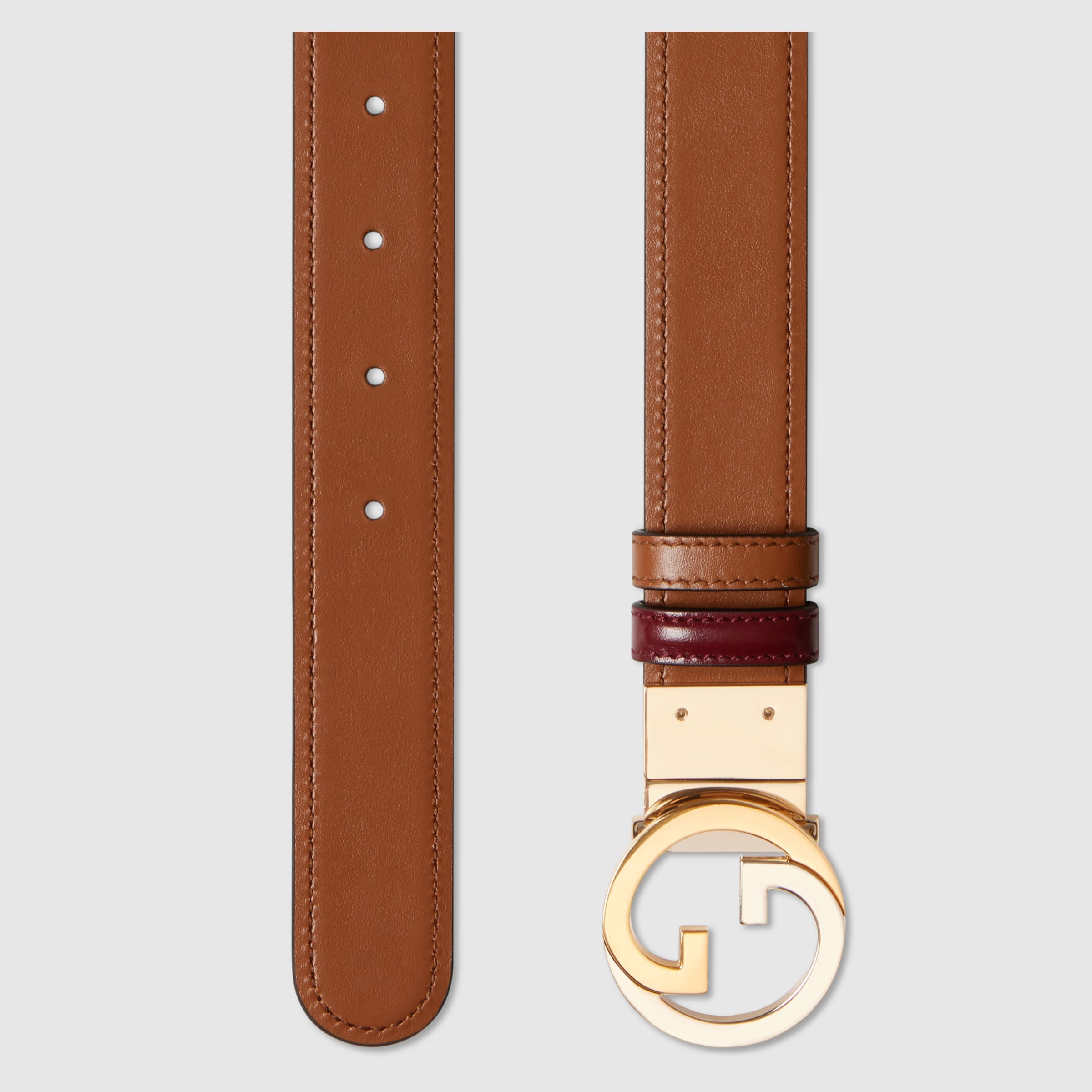 Reversible Gucci Blondie belt - 6