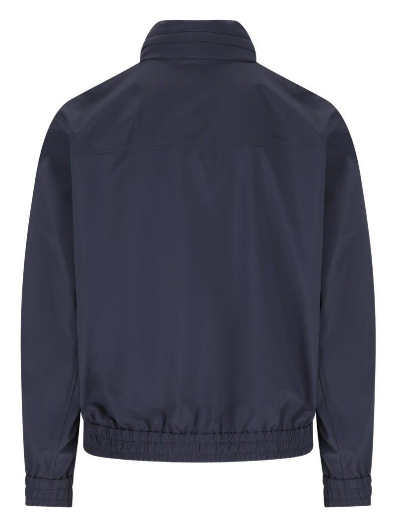 Brunello Cucinelli high-collar zip-up bomber jacket outlook