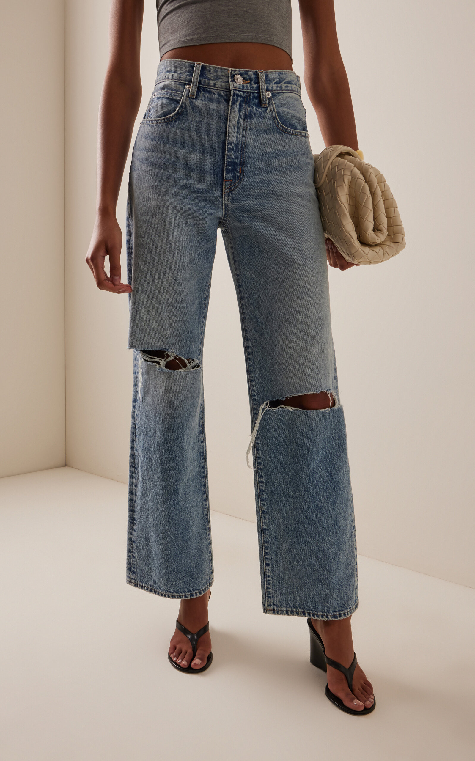 Grace Rigid High-Rise Wide-Leg Jeans light wash - 3
