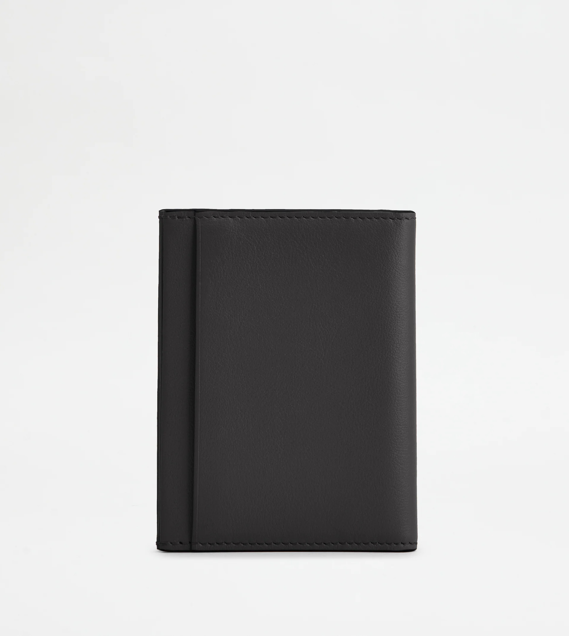 WALLET IN LEATHER - BLACK - 3