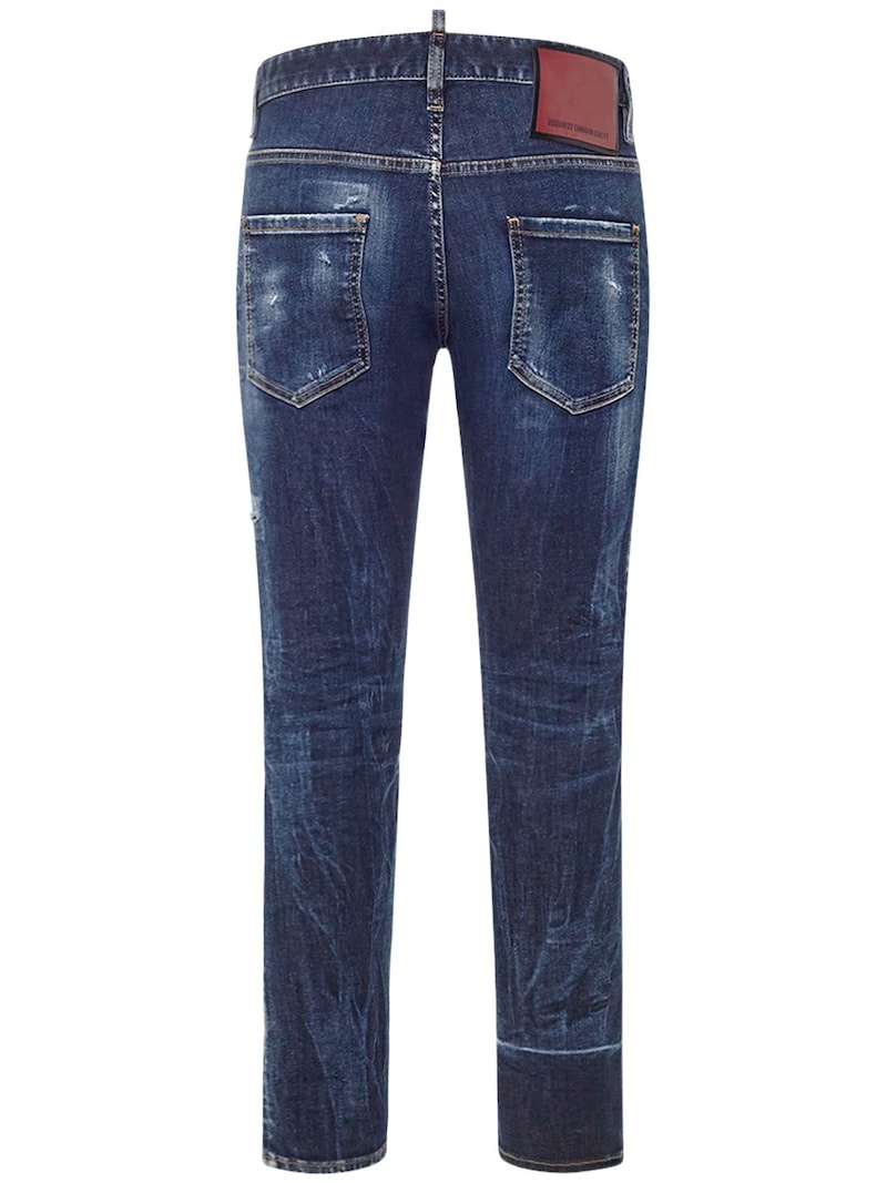Skater stretch cotton denim jeans - 5